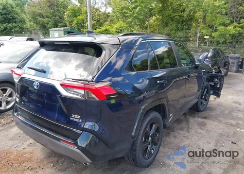 2020 Toyota Rav4 Hybrid Xse из США, поврежденный, VIN 4T3EWRFV0LU003413